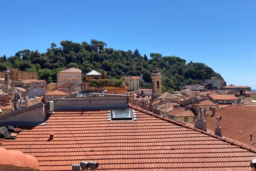 Cosy Penthouse Old Town Sea View Little Terraces Air Conditionned Nice Exteriör bild