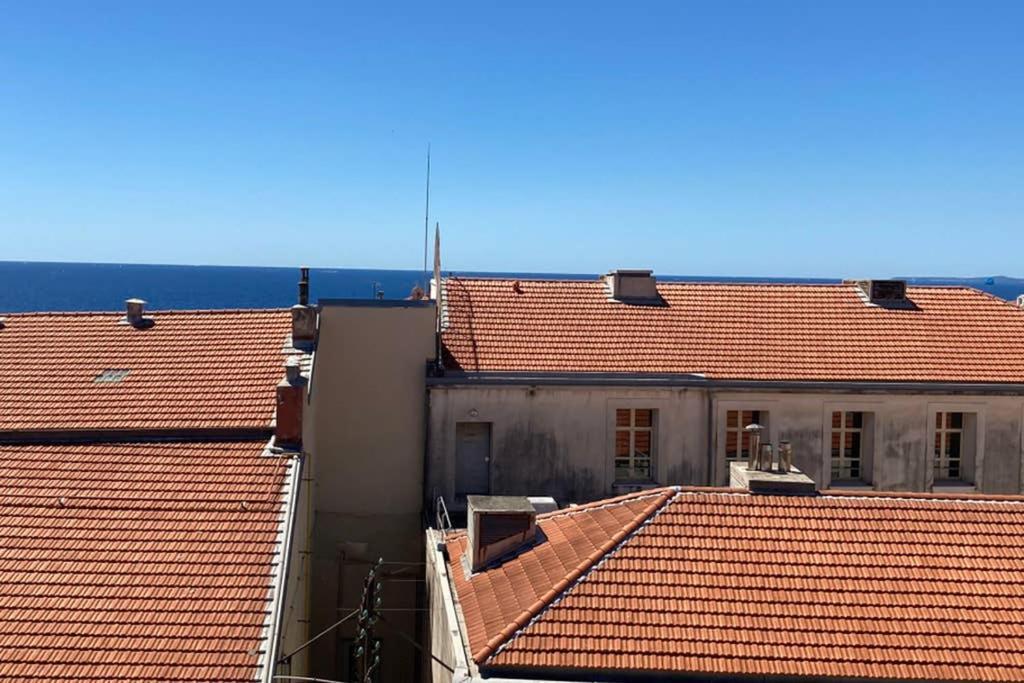 Cosy Penthouse Old Town Sea View Little Terraces Air Conditionned Nice Exteriör bild