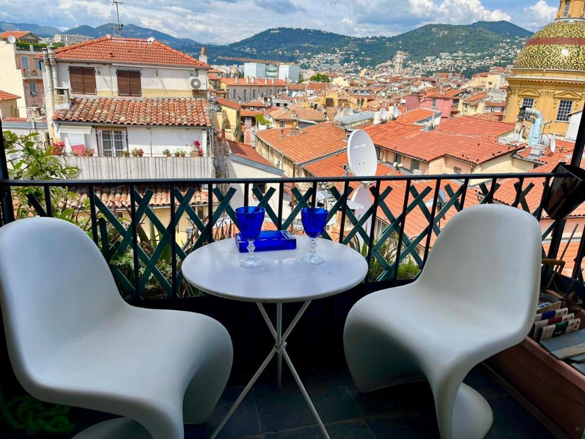 Cosy Penthouse Old Town Sea View Little Terraces Air Conditionned Nice Exteriör bild